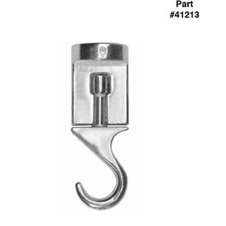 Concept Housewares Concept Housewares PR-41213 Natural Wood Series - Aluminum Swivel Hook Pot Rack Hardware- Pack of 2 PR-41213